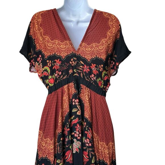 Anthropologie FARM Rio XS Marlow Floral Maxi Dress - Picture 9 of 15